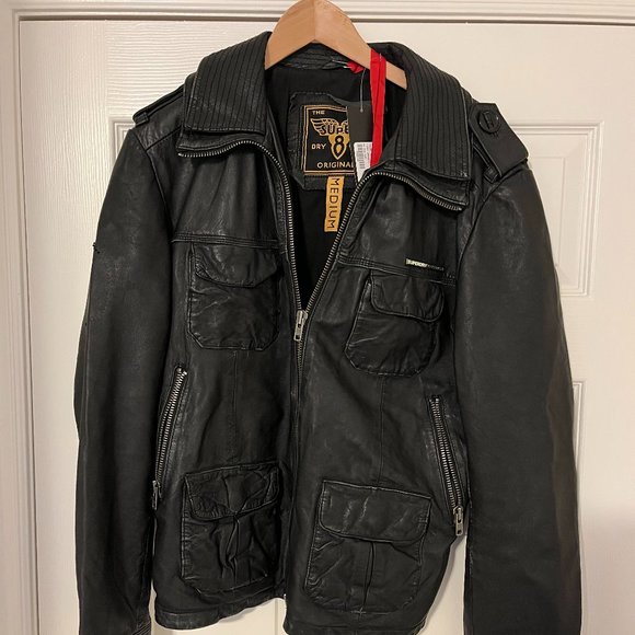 Superdry Jackets & Coats Superdry Brad Leather Jacket Mens Poshmark